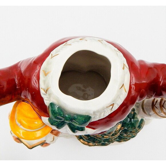 Fitz & Floyd Omnibus Teapot 1993 Village Carolers 42 oz - Picture 9 of 11